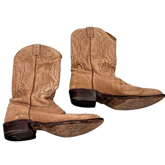 Imperial All American Made Men's Leather Cowboy Boots M478 Tan Size 10 D - Picture 1 of 16